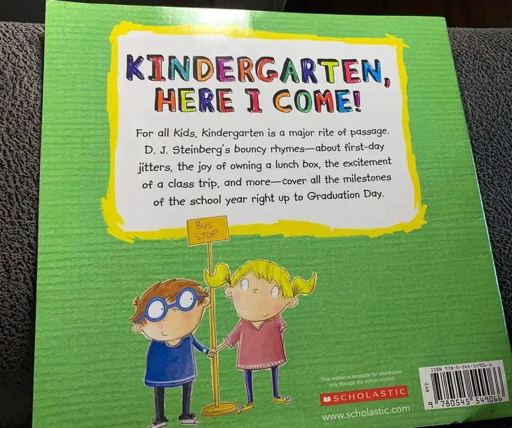 Kindergarten Here I Come Book